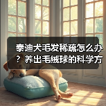 泰迪犬毛发稀疏怎么办?养出毛绒球的科学方法(图1) 泰迪犬毛发稀疏怎么办?养出毛绒球的科学方法(图1)