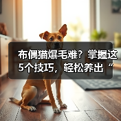 布偶猫爆毛难?掌握这5个技巧,轻松养出“毛绒蒲公英(图1) 布偶猫爆毛难?掌握这5个技巧,轻松养出“毛绒蒲公英(图1)