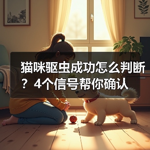 猫咪驱虫成功怎么判断?4个信号帮你确认(图1) 猫咪驱虫成功怎么判断?4个信号帮你确认(图1)