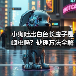 小狗吐出白色长虫子是蛔虫吗？处理方法全解析（图1）