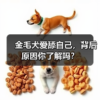 金毛犬爱舔自己,背后原因你了解吗?(图1) 金毛犬爱舔自己,背后原因你了解吗?(图1)