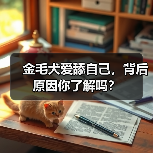 金毛犬爱舔自己,背后原因你了解吗?(图3) 金毛犬爱舔自己,背后原因你了解吗?(图3)
