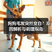 狗狗毛发突然变白?原因解析与调理指南(图1) 狗狗毛发突然变白?原因解析与调理指南(图1)
