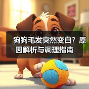 狗狗毛发突然变白?原因解析与调理指南(图2) 狗狗毛发突然变白?原因解析与调理指南(图2)