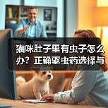 猫咪肚子里有虫子怎么办？正确驱虫药选择与注意事项（图1）