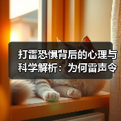 打雷恐惧背后的心理与科学解析:为何雷声令人胆寒?(图4) 打雷恐惧背后的心理与科学解析:为何雷声令人胆寒?(图4)