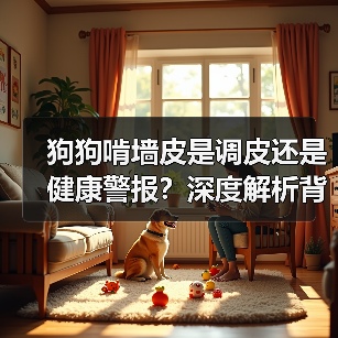 狗狗啃墙皮是调皮还是健康警报？深度解析背后原因（图2）