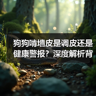 狗狗啃墙皮是调皮还是健康警报？深度解析背后原因（图4）
