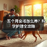 五个月金毛怎么养?科学护理全攻略(图3) 五个月金毛怎么养?科学护理全攻略(图3)