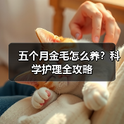 五个月金毛怎么养?科学护理全攻略(图4) 五个月金毛怎么养?科学护理全攻略(图4)
