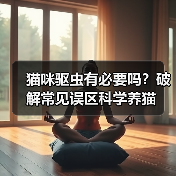 猫咪驱虫有必要吗？破解常见误区科学养猫（图2）