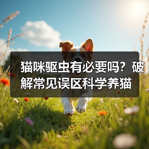 猫咪驱虫有必要吗？破解常见误区科学养猫（图1）