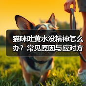 猫咪吐黄水没精神怎么办?常见原因与应对方法解析(图3) 猫咪吐黄水没精神怎么办?常见原因与应对方法解析(图3)