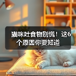 猫咪吐食物别慌!这6个原因你要知道(图1) 猫咪吐食物别慌!这6个原因你要知道(图1)