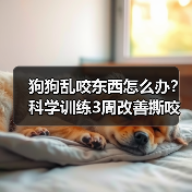 狗狗乱咬东西怎么办?科学训练3周改善撕咬行为(图2) 狗狗乱咬东西怎么办?科学训练3周改善撕咬行为(图2)