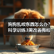 狗狗乱咬东西怎么办?科学训练3周改善撕咬行为(图3) 狗狗乱咬东西怎么办?科学训练3周改善撕咬行为(图3)