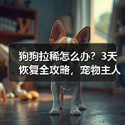 狗狗拉稀怎么办?3天恢复全攻略,宠物主人必看!(图1) 狗狗拉稀怎么办?3天恢复全攻略,宠物主人必看!(图1)