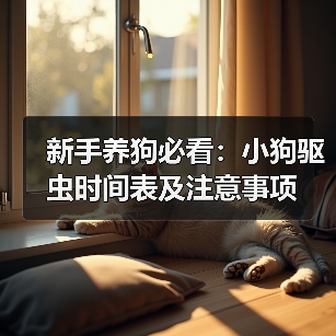 新手养狗必看:小狗驱虫时间表及注意事项(图1) 新手养狗必看:小狗驱虫时间表及注意事项(图1)