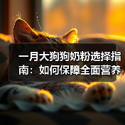 一月大狗狗奶粉选择指南:如何保障全面营养(图1) 一月大狗狗奶粉选择指南:如何保障全面营养(图1)