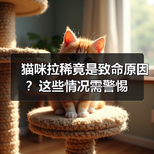 猫咪拉稀竟是致命原因？这些情况需警惕（图1）