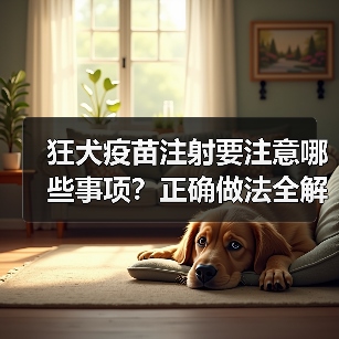 狂犬疫苗注射要注意哪些事项?正确做法全解析(图1) 狂犬疫苗注射要注意哪些事项?正确做法全解析(图1)