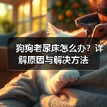 狗狗老尿床怎么办?详解原因与解决方法(图3) 狗狗老尿床怎么办?详解原因与解决方法(图3)