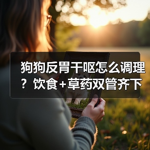 狗狗反胃干呕怎么调理？饮食+草药双管齐下有效缓解（图1）