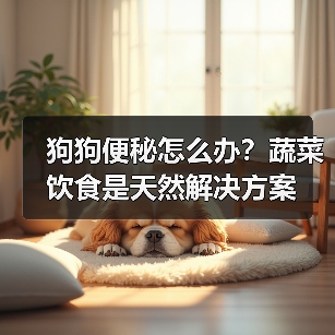 狗狗便秘怎么办?蔬菜饮食是天然解决方案(图4) 狗狗便秘怎么办?蔬菜饮食是天然解决方案(图4)