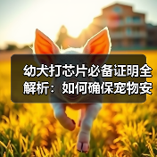 幼犬打芯片必备证明全解析:如何确保宠物安全与健康(图2) 幼犬打芯片必备证明全解析:如何确保宠物安全与健康(图2)