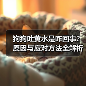 狗狗吐黄水是咋回事?原因与应对方法全解析(图1) 狗狗吐黄水是咋回事?原因与应对方法全解析(图1)