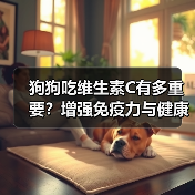 狗狗吃维生素C有多重要?增强免疫力与健康全解析(图4) 狗狗吃维生素C有多重要?增强免疫力与健康全解析(图4)