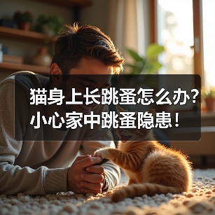 猫身上长跳蚤怎么办?小心家中跳蚤隐患!(图4) 猫身上长跳蚤怎么办?小心家中跳蚤隐患!(图4)