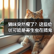 猫咪突然瘦了?这些症状可能是寄生虫在搞鬼!(图1) 猫咪突然瘦了?这些症状可能是寄生虫在搞鬼!(图1)