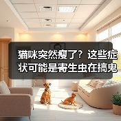 猫咪突然瘦了?这些症状可能是寄生虫在搞鬼!(图3) 猫咪突然瘦了?这些症状可能是寄生虫在搞鬼!(图3)