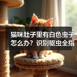 猫咪肚子里有白色虫子怎么办?识别驱虫全指南(图2) 猫咪肚子里有白色虫子怎么办?识别驱虫全指南(图2)