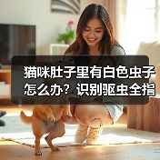 猫咪肚子里有白色虫子怎么办?识别驱虫全指南(图3) 猫咪肚子里有白色虫子怎么办?识别驱虫全指南(图3)