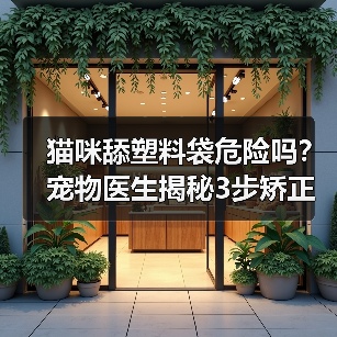 猫咪舔塑料袋危险吗?宠物医生揭秘3步矫正法(图1) 猫咪舔塑料袋危险吗?宠物医生揭秘3步矫正法(图1)