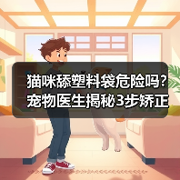 猫咪舔塑料袋危险吗?宠物医生揭秘3步矫正法(图3) 猫咪舔塑料袋危险吗?宠物医生揭秘3步矫正法(图3)