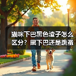 猫咪下巴黑色渣子怎么区分?黑下巴还是跳蚤粪便?(图1) 猫咪下巴黑色渣子怎么区分?黑下巴还是跳蚤粪便?(图1)