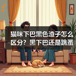 猫咪下巴黑色渣子怎么区分?黑下巴还是跳蚤粪便?(图4) 猫咪下巴黑色渣子怎么区分?黑下巴还是跳蚤粪便?(图4)