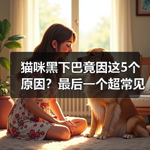 猫咪黑下巴竟因这5个原因?最后一个超常见却被忽视!(图2) 猫咪黑下巴竟因这5个原因?最后一个超常见却被忽视!(图2)