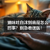 猫咪吐白沫到底是怎么回事?别急着送医!(图2) 猫咪吐白沫到底是怎么回事?别急着送医!(图2)