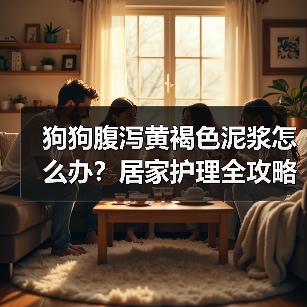 狗狗腹泻黄褐色泥浆怎么办?居家护理全攻略(图1) 狗狗腹泻黄褐色泥浆怎么办?居家护理全攻略(图1)