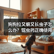 狗狗拉又细又长虫子怎么办?驱虫药正确使用全解析(图2) 狗狗拉又细又长虫子怎么办?驱虫药正确使用全解析(图2)