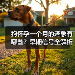 狗怀孕一个月的迹象有哪些?早期信号全解析(图1) 狗怀孕一个月的迹象有哪些?早期信号全解析(图1)