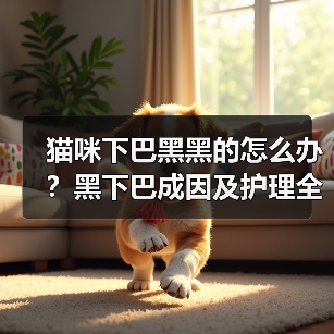 猫咪下巴黑黑的怎么办?黑下巴成因及护理全解析(图1) 猫咪下巴黑黑的怎么办?黑下巴成因及护理全解析(图1)