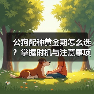 公狗配种黄金期怎么选?掌握时机与注意事项提高繁殖成功率(图3) 公狗配种黄金期怎么选?掌握时机与注意事项提高繁殖成功率(图3)