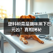 塑料碗竟是猫咪黑下巴元凶?真相揭秘(图1) 塑料碗竟是猫咪黑下巴元凶?真相揭秘(图1)
