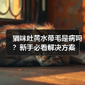 猫咪吐黄水带毛是病吗?新手必看解决方案(图4) 猫咪吐黄水带毛是病吗?新手必看解决方案(图4)