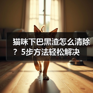猫咪下巴黑渣怎么清除?5步方法轻松解决(图2) 猫咪下巴黑渣怎么清除?5步方法轻松解决(图2)